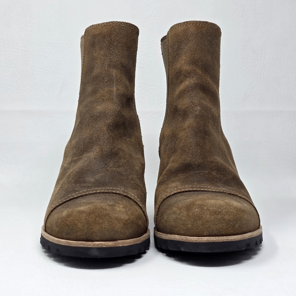 UGG  Pax Hidden Wedge  Boots Women's Size 7.5 Suede Brown Waterproof 1095136 - Picture 8 of 12